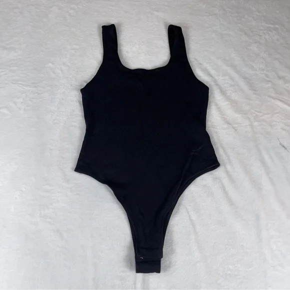 NWOT A new day Black bodysuit - Picture 2 of 3